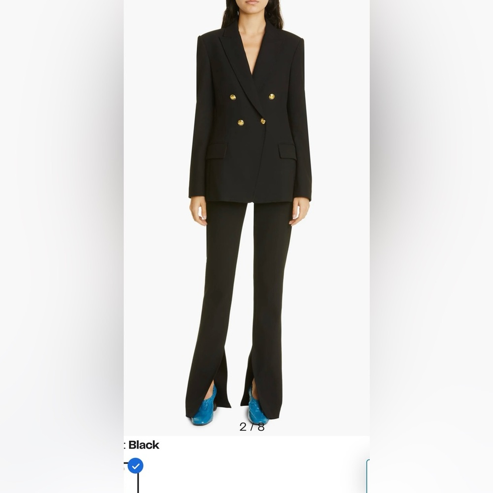 Black Double-Breasted Suit with Gold Buttons. A.L.C. New